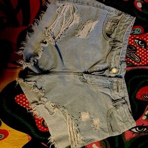Ripped shorts size 9/10